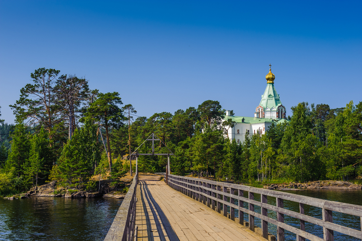 Nicholas church, Valaam (Valamo), an archipelago of Lake Ladoga,Republic of Karelia, Russian Federation.